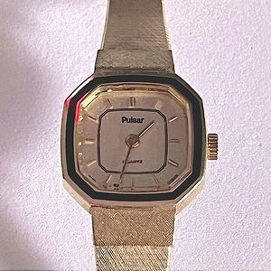 Pulsar Ladies Quartz Florentine Mesh Band Octagonal Wtch